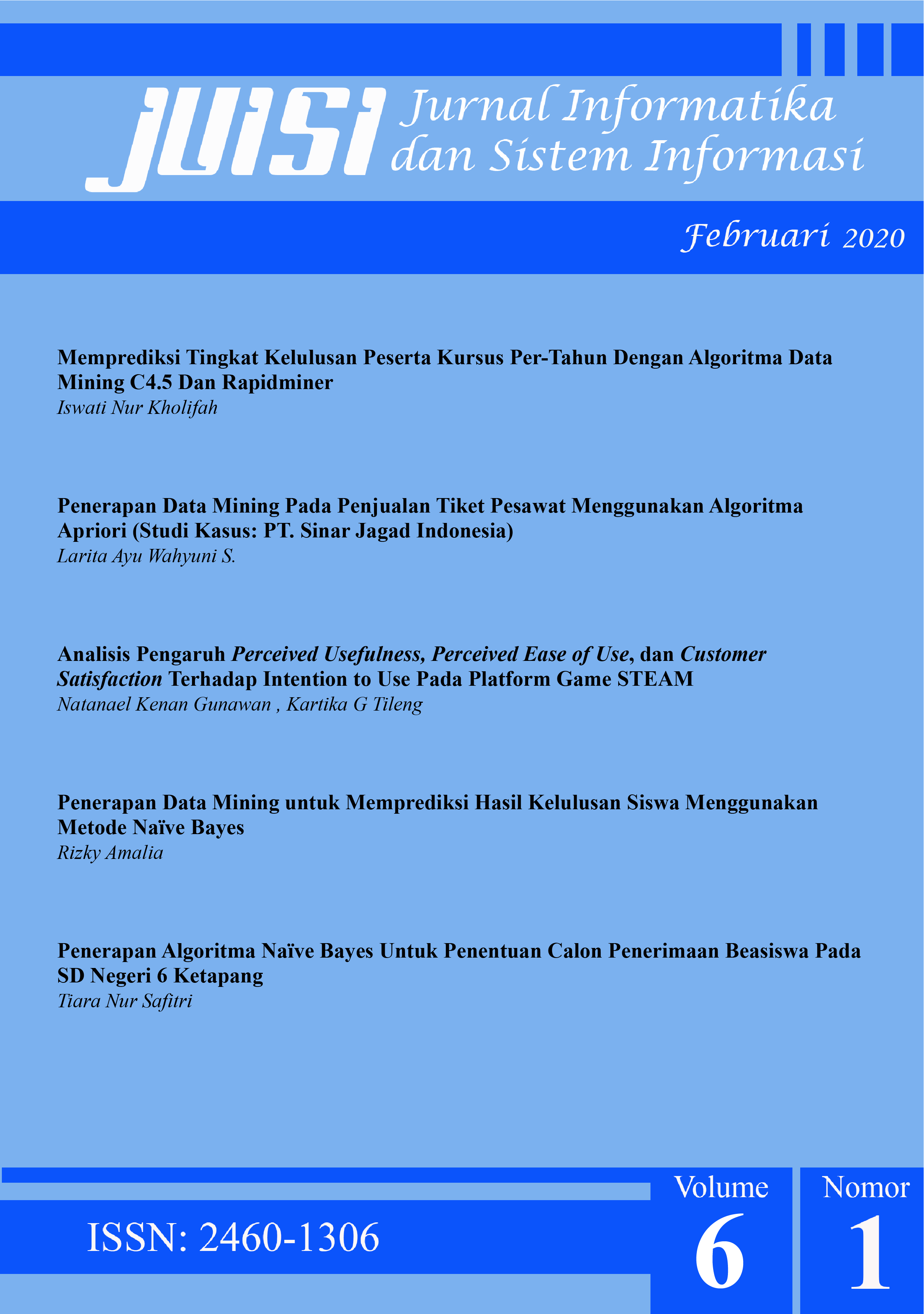 Jurnal Informatika dan Sistem Informasi